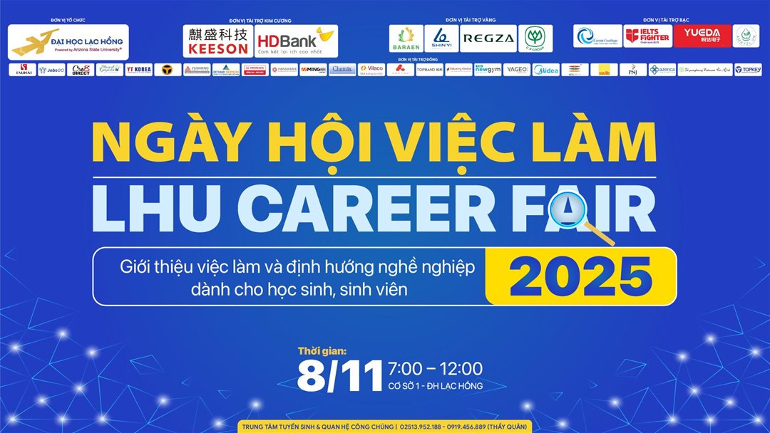 LHU Career Fair 2025 cầu nối hướng nghiệp và cơ hội việc làm dành cho sinh viên